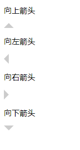 HTML中利用div+CSS实现简单的箭头图标