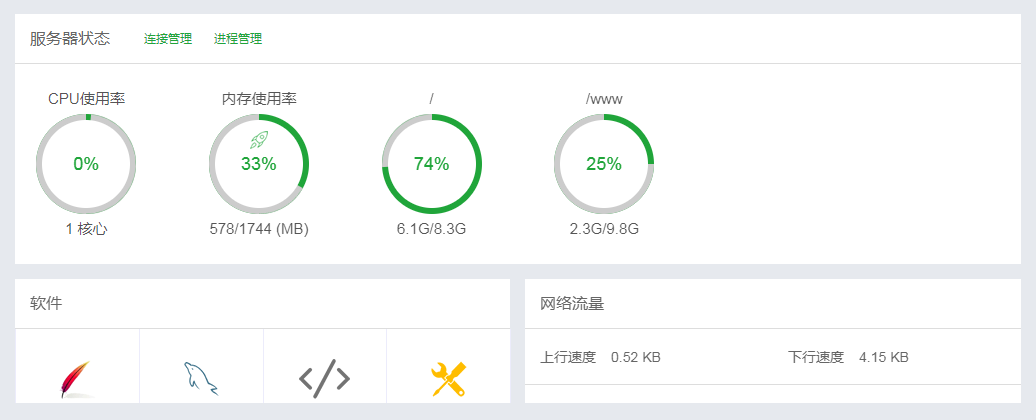 服务器环境搭建，服务器系统监控